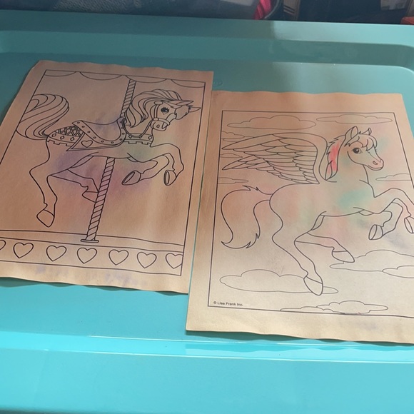 90’s Lisa Frank Unicorns & pony theme!! 🦄🐴🌈 - Picture 15 of 16